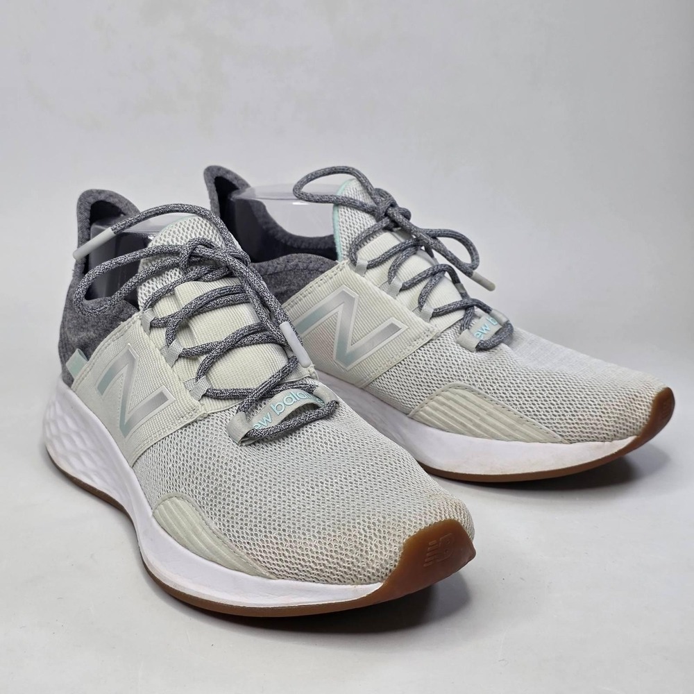 New Balance Fresh Foam Roav Sneakers Men's 8 Women's 9.5 Gray Teal Running Shoes - Picture 10 of 12